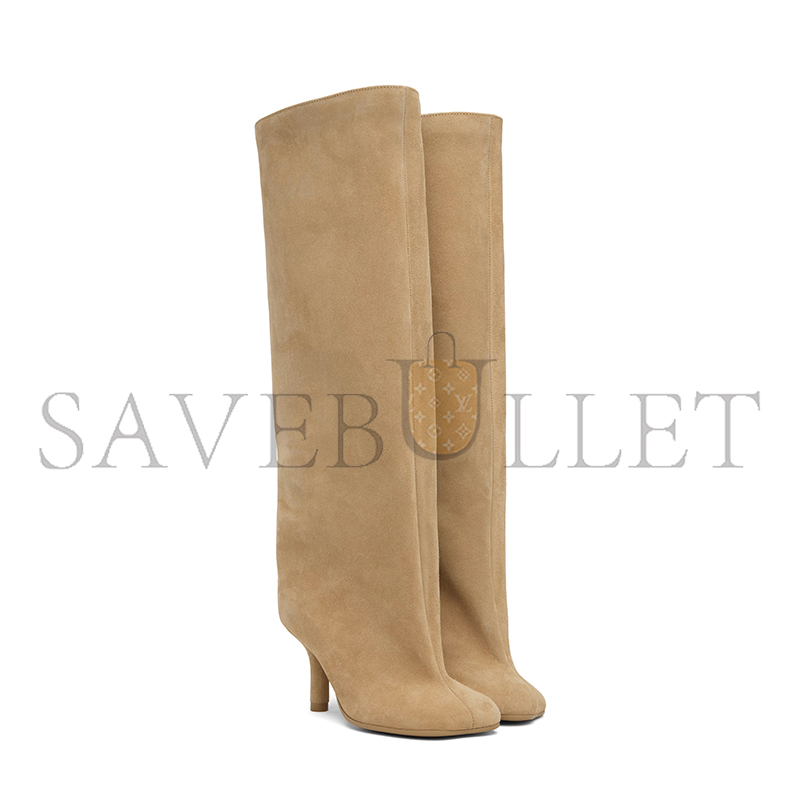 ma1s0n marg*e1a tan anaT0mic slip-on suede tall boots 252188f115000